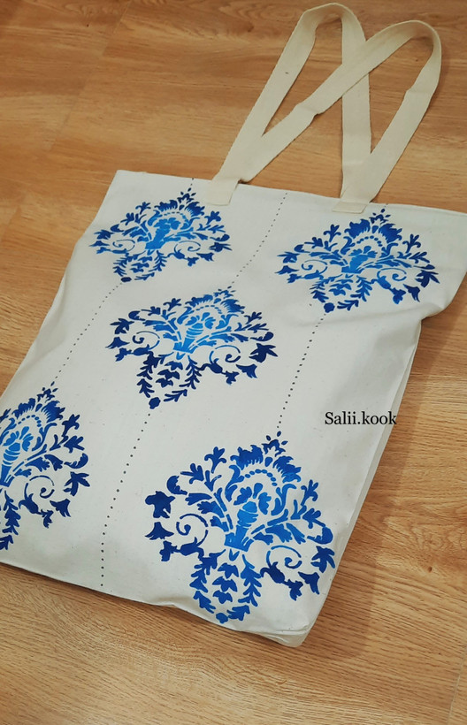 توت بگ پارچه ای زیپ دار طرح سنتی