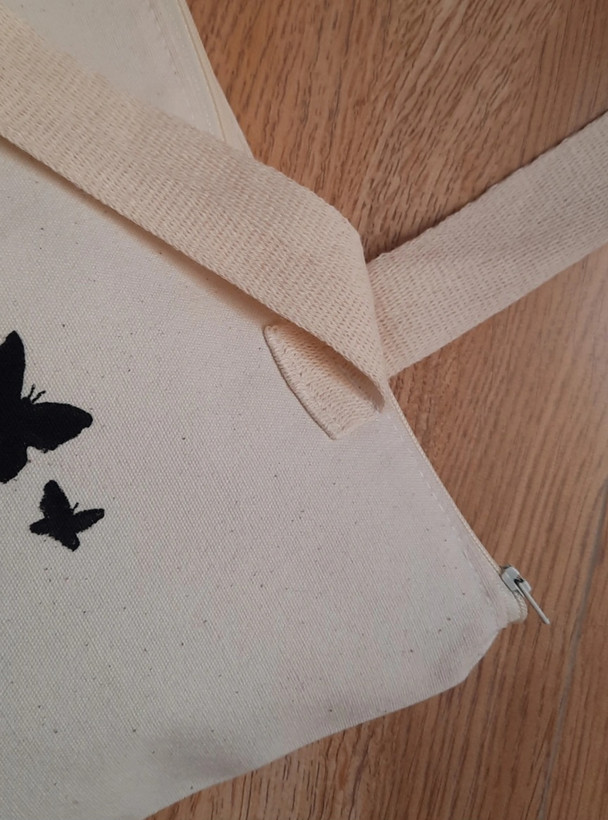 توت بگ پارچه ای زیپدار طرح بی تی اس