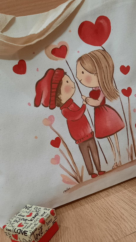 ساک هدیه ولنتاین مناسب برای کادو دادن